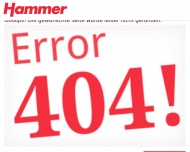 Website HAMMER Fachm�rkte f�r Heimausstattung