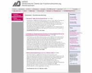 Website Medizinischer Dienst der Krankenversicherung Niedersachsen