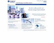 Website Deutscher Herold Versicherungsgruppe der Deutschen Bank
