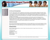 Website Haarvitrine Margret Thonet
