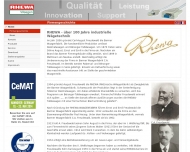 Website Rhewa-Waagenfabrik August Freudewald
