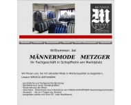 Bild METZGER FRANZ MÄNNERMODE