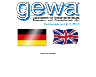 Bild Gewa Gesellschaft fr Wasseraufbereitung Abwasser- und Chemietechnik mbH