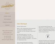 Website Pra� Bernhard Weingut
