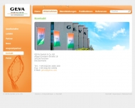 Website GEVA Gesellschaft f�r Einkauf, Verkaufsf�rderung und Absatz von G�tern