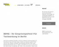 Bild BEMA Taxiwerbung