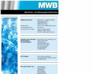 Bild Maschinen- und Werkzeugbau MWB GmbH
