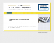 Bild Gehringer Claus Dr. iur Wirtschaftsprfer Steuerberater Rechtsanwalt