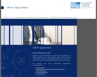 Website VHP Dr. Vogt, Held & Partner Wirtschaftsprüfer, Steuerberater, Rechtsanwalt