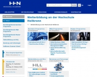Weiterbildung an der Hochschule Heilbronn - Hochschule Heilbronn
