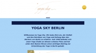 Website Yoga Sky Yoga Studio