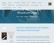 Bild EDITION METROPOL Musikverlage GmbH