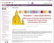 Website DRESDNER ART - Moderne Dresden & sächsische Mundart Souvenirs