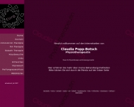 Website Claudia Popp-Botsch, Physiotherapeutin