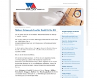 Website Heizung-Sanitär Waters