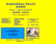 Bild Asphaltbau Koszil GmbH