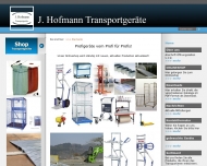 Website J. Hofmann Transportgeräte Heusenstamm