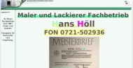 Bild Hans Hll Malergeschft