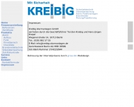 Website Kreibig Alarmanlagen