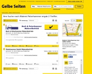 Malerei Peterhammer im Gelbe Seiten Branchenbuch - Unternehmen und Adressen in Deutschland