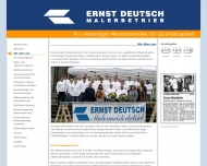 Website Ernst Deutsch Malerbetrieb