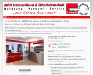 Website AASN-Schlüsseldienst Fridrichshain