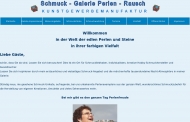 Website Schmuck-Galerie Perlen-Rausch / Kunstgewerbe-Manufaktur