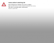 Website Select Catering - erlesen verpflegen