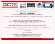 Website COPYTEC MANNHEIM