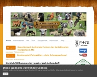 Website HAUSTIERPARK LELKENDORF