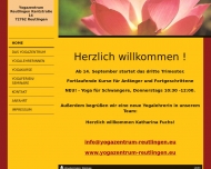 Website Yogazentrum Reutlingen