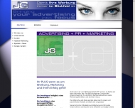 Website J+G Werbegesellschaft