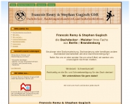 Website Dachdeckermeisterbetrieb Remy & Gugisch