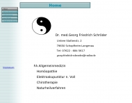 Website Dr. med.Georg Friedrich Schröder