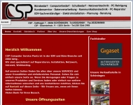 Website CSP - PC-Service - Büro & Schreibwaren