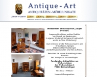 Website Antique-Art, Jürgen Overrhoff