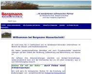 Website Bergmann Wassertechnik