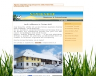 Website Pension Sonnenhof Zella-Mehlis