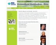 Website VCD Kreisverband Mainfranken-Rhoen