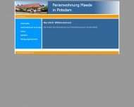 Website Ferienwohnung-Maede