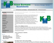 Website KBM Klaus Burmann Montageservice