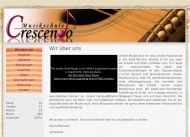Website Musikschule Crescendo