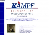 Website K�mpf Bautenschutz und Fussbodentechnik