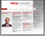 Website modulconcept