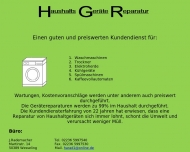 Bild Haushalts Gerte Reparatur
