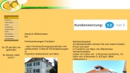 Website Ferienwohnungen Frankfurt