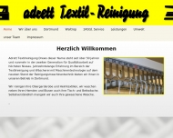 Website adrett Textilreinigung Drews