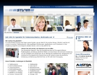 Website STURM-KommunikationsSysteme