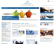Website KRIEGER Wirtschaftsprüfer Steuerberater Rechtsanwälte
