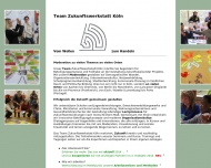 Website Team Zukunftswerkstatt Köln - Vom Wollen zum Handeln